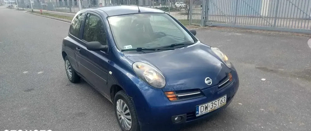 Nissan Micra cena 3999 przebieg: 166483, rok produkcji 2004 z Wrocław małe 56